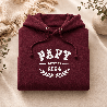 Sweat Papy avec date - Idée cadeau - Sweat homme