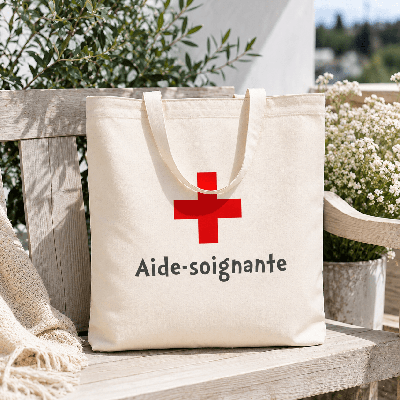 Tote bag Aide-Soignante - Cadeau pratique