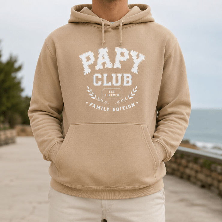                     Hoodie Papy Club
                  