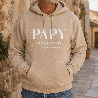 Hoodie Papy family GOODS - Couleur : Beige