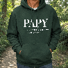 Hoodie Papy family GOODS - Couleur : Vert