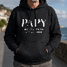 Hoodie Papy family GOODS - Couleur : Noir