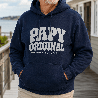 Sweat à capuche Papy ORIGINAL - Couleur : Bleu marine