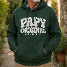 Sweat à capuche Papy ORIGINAL - Couleur : Vert