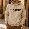 Hoodie Maroc, soleil nomade - Sweat à capuche ORIGINAL - Sweat homme