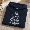 Sweat humoristique Héro du canapé - Hoodie drôle - Sweat homme