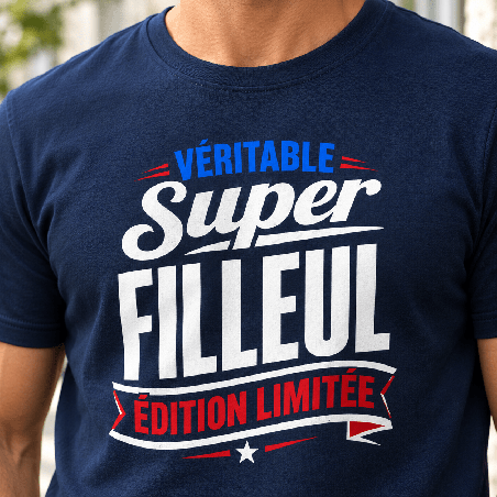       Un t-shirt filleul au style champion et collector
    