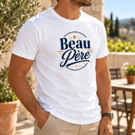       Un t-shirt beau-père pour une attention originale et complice
    