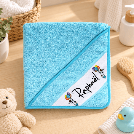       Cape bain personnalisable - Bleu
    