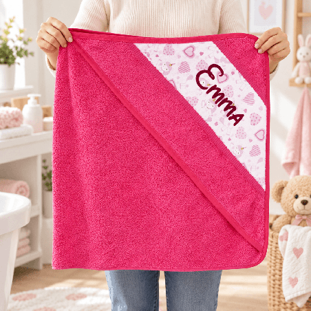      Cape de bain bébé personnalisé
    