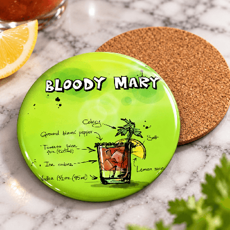       2 Sous Verres "cocktail" Blue Lagoon
    