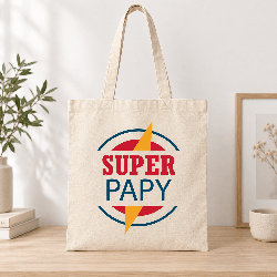 Sac Tote bag Super Papy