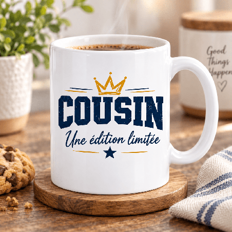       Un mug pour un anniversaire ou une cousinade
    