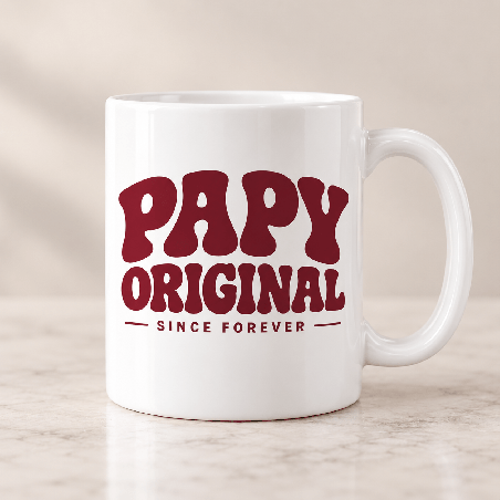       Un mug en céramique au message rétro pour papy
    