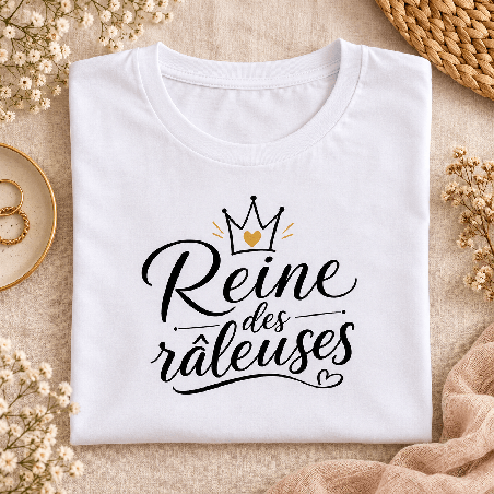       Un t-shirt humoristique pour les reines des râleuses
    
