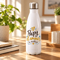 Gourde isotherme Papy d’amour le meilleur