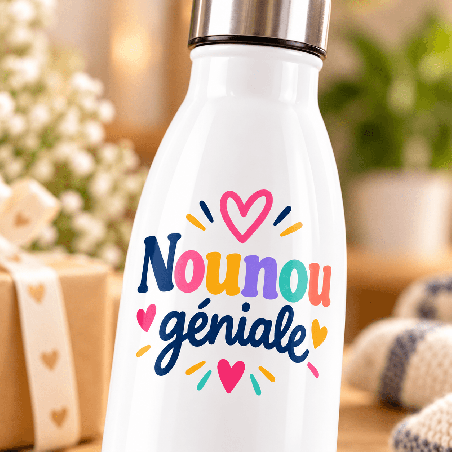       Une gourde isotherme pour nounou géniale à offrir en remerciement
    