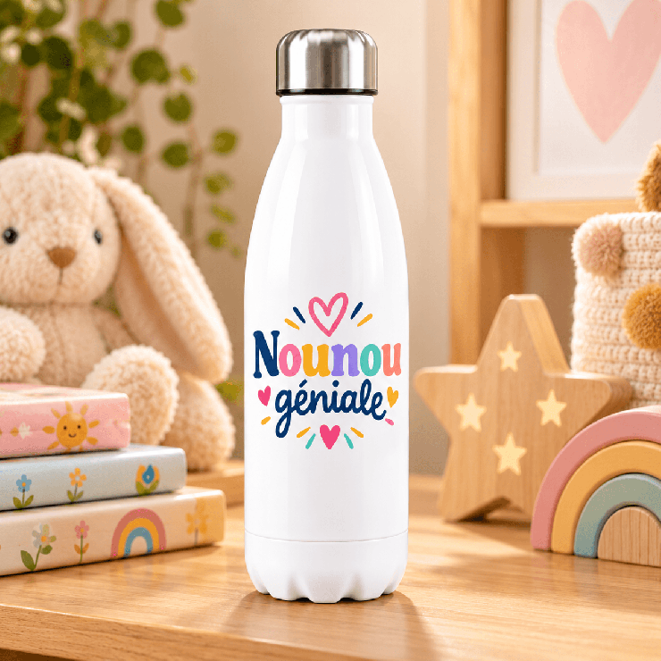      Gourde pratique pour dire merci à une nounou
    