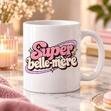       Mug Super belle-mère pour offrir un message complice au quotidien
    