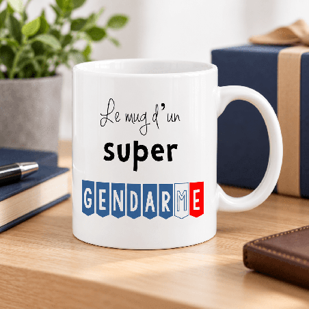       Mug Gendarme - Tasse originale pour gendarme - Cadeau anniversaire - Fête
    