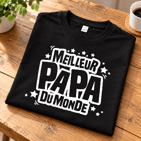       Un t-shirt papa pour lui rappeler qu’il compte plus que tout
    