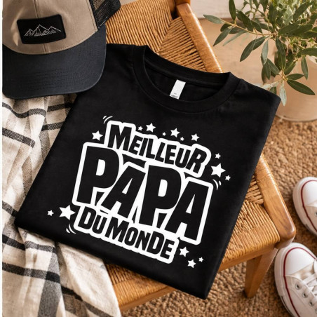       Tee-shirt Meilleur papa du monde
    