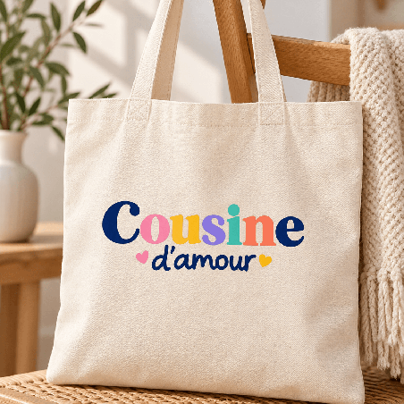       Tote bag Cousine pour anniversaire
    
