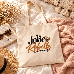 Tote bag  Femme Jolie Rebelle