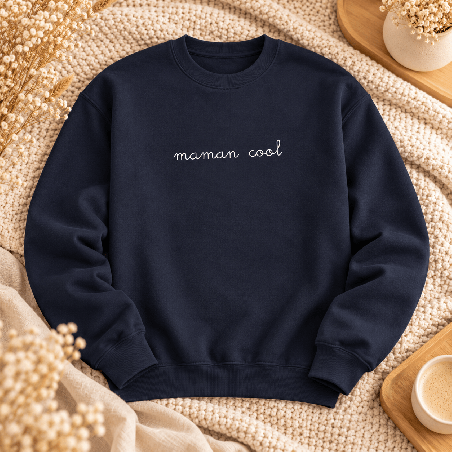       ✨ Sweat femme personnalisé prénom + cool imprimé en France
    
