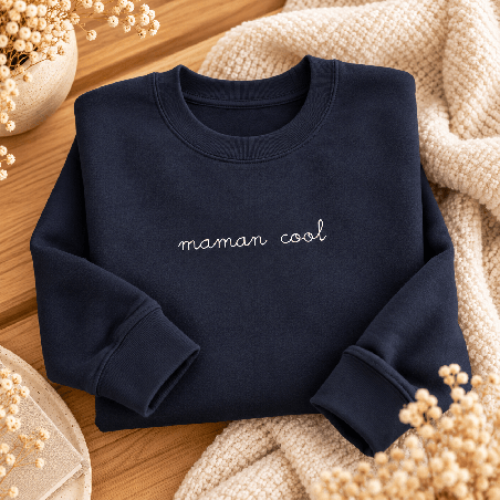       ✨ Sweat femme personnalisé prénom + cool imprimé en France
    