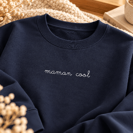       Sweatshirt à message Prénom + cool
    