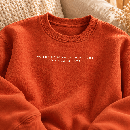       Sweat humour Brice de Nice je casse le vent
    