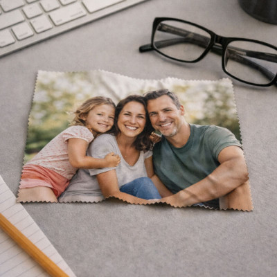 Personalisierte Mikrofasertuch für Brillen