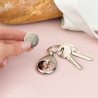 Personalisierter Foto-Schlüsselanhänger mit Warenkorb-Token - Benutzerdefinierte Objekte