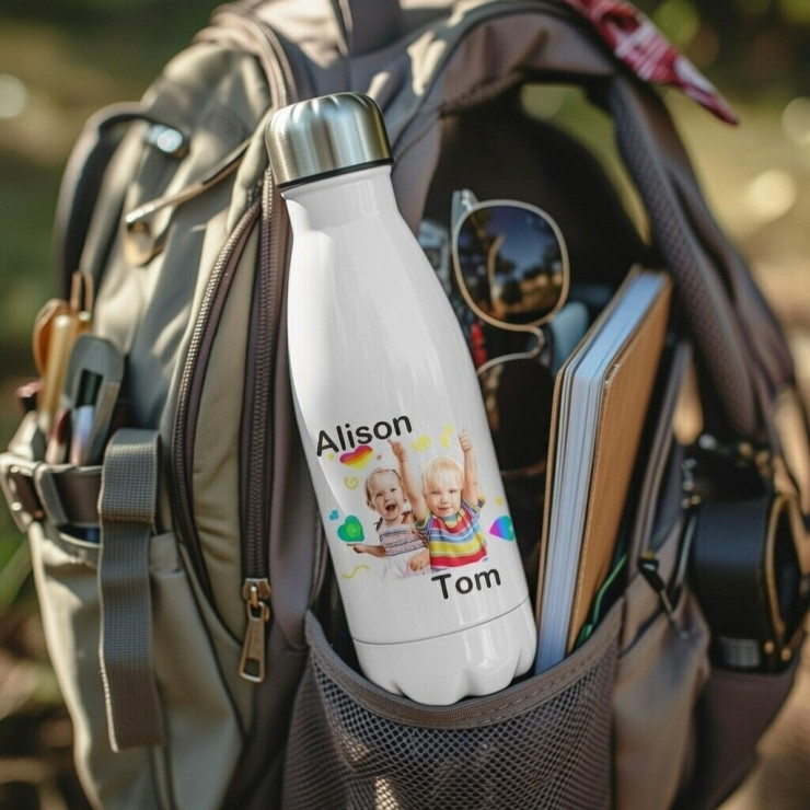 Foto einer isolierten Flasche