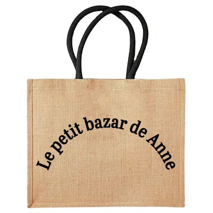 Personalisierte Jute-Tragetasche