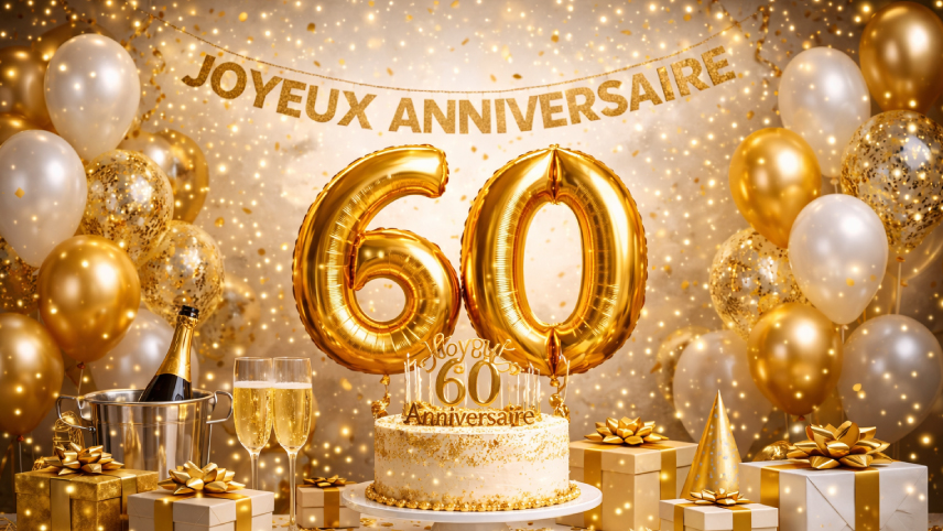 Quel cadeau offrir pour un anniversaire de 60 ans