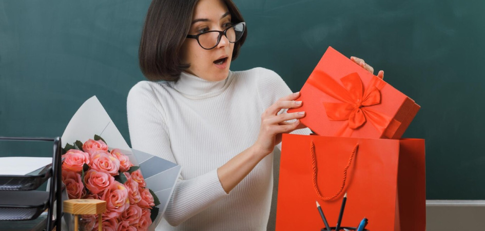 Cadeau collectif pour enseignante