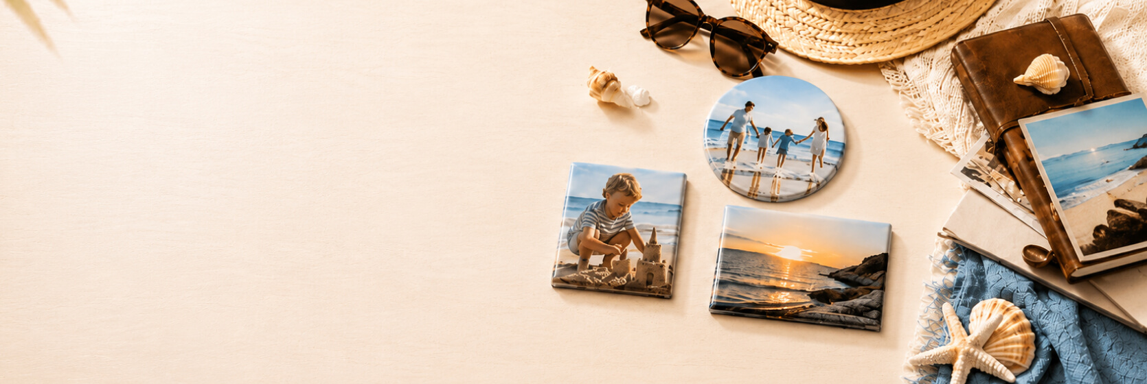 Transformez vos souvenirs de vacances en magnets photo | Em Création