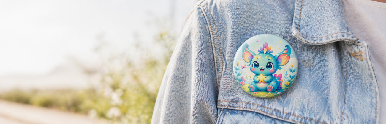 Badge Pokémon personnalisé avec votre photo : le badge que personne d'autre n'aura